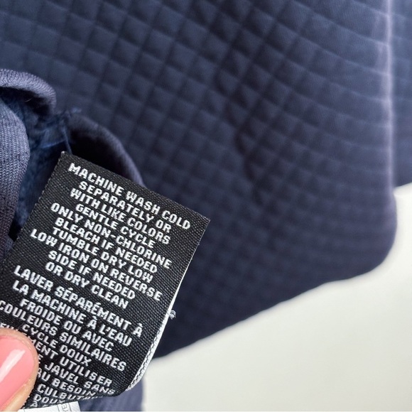 Magaschoni Men's Navy Blue Quilted Lightweight Shirt Jacket Sz S - Picture 6 of 6